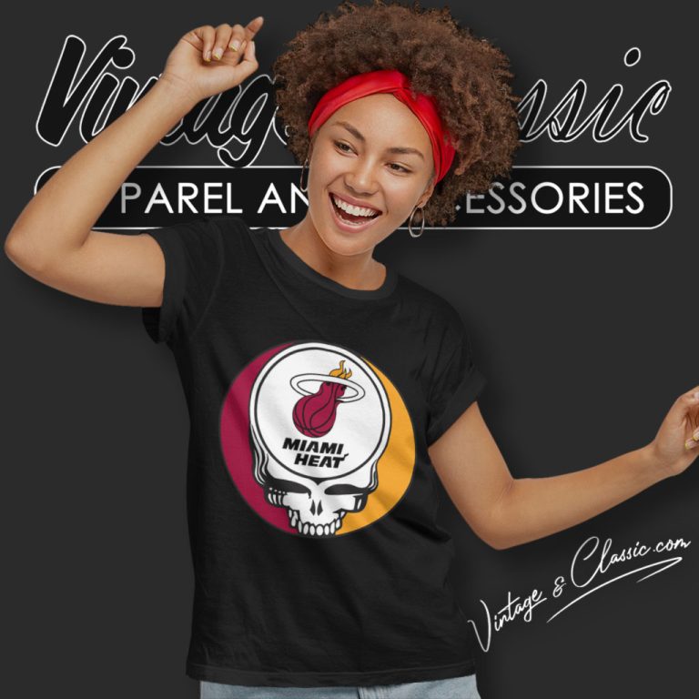 Miami Heat Grateful Dead Steal Your Face Women T Shirt Miami Heat Grateful Dead Steal Your Face Women T Shirt