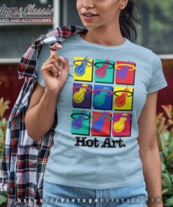 Miami Heat Hot Art Warhol T Shirt