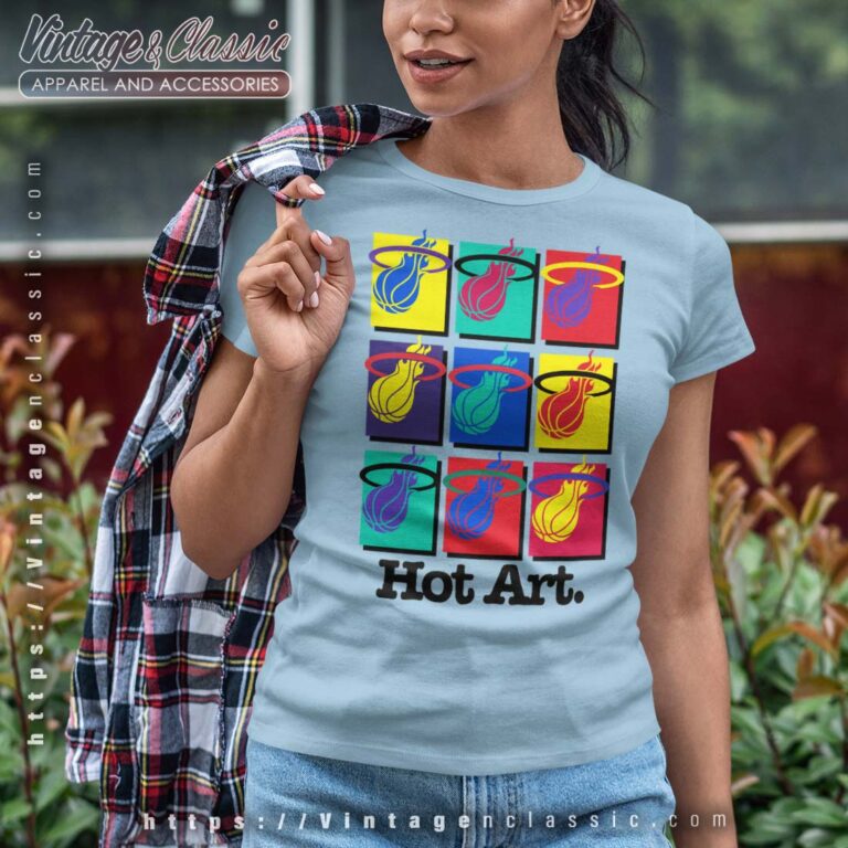 Miami Heat Hot Art Warhol T Shirt Miami Heat Hot Art Warhol T Shirt