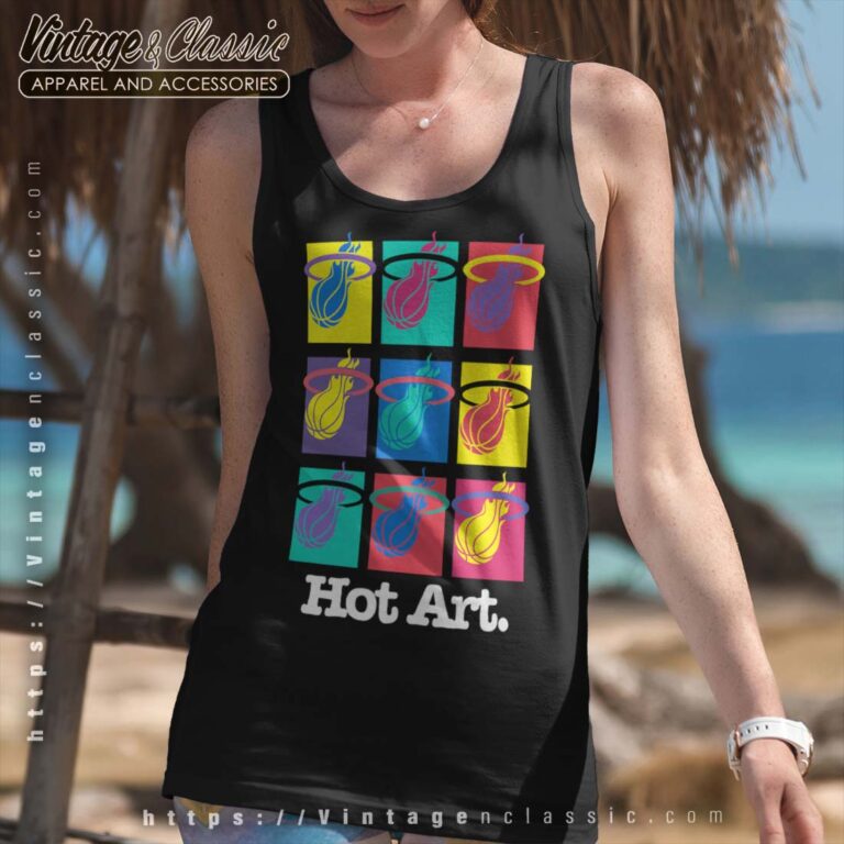 Miami Heat Hot Art Warhol Tank Miami Heat Hot Art Warhol Tank