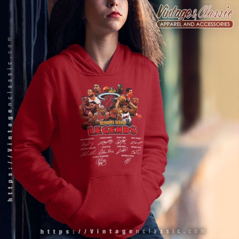 Miami Heat Legends Signatures Hoodie Miami Heat Legends Signatures Hoodie