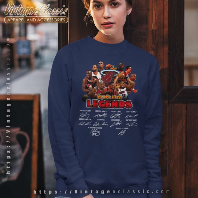 Miami Heat Legends Signatures Sweatshirt Miami Heat Legends Signatures Sweatshirt