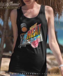 Miami Heat Logo Basketball Graphic Tank