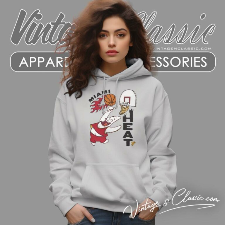 Miami Heat Patrick Spongebob Hoodie Miami Heat Patrick Spongebob Hoodie