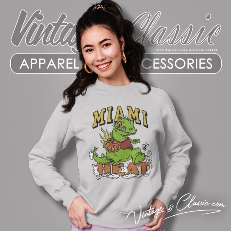Miami Heat Rugrats Reptar Sweatshirt Miami Heat Rugrats Reptar Sweatshirt