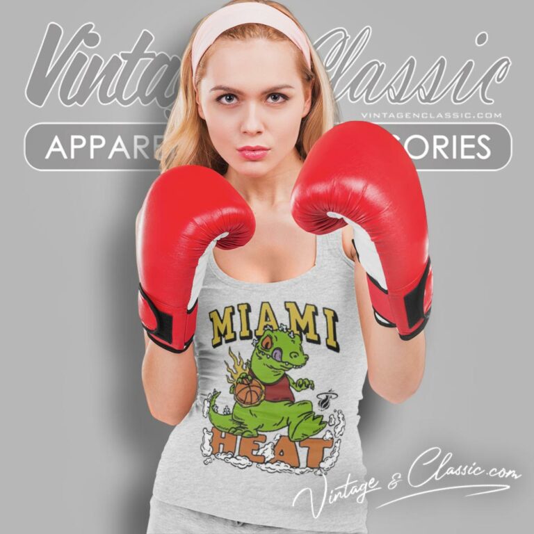 Miami Heat Rugrats Reptar Tank Top Racerback Miami Heat Rugrats Reptar Tank Top Racerback