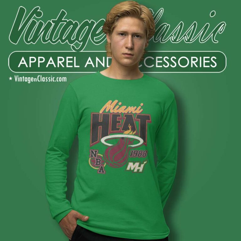 Miami Heat Stonewash 1988 Long Sleeve Tee Miami Heat Stonewash 1988 Long Sleeve Tee