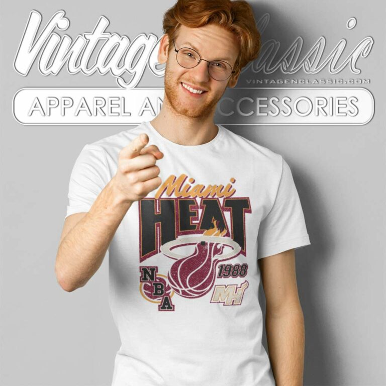 Miami Heat Stonewash 1988 T Shirt Miami Heat Stonewash 1988 T Shirt