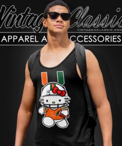 Miami Hurricanes Hello Kitty Tank Top Racerback