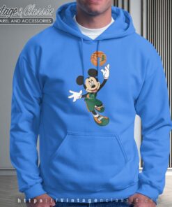 Miami Hurricanes Mickey Basketball NCAA March Madness Hoodie