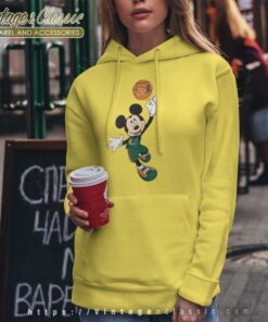 Miami Hurricanes Mickey Basketball NCAA March Madness Hoodie Women