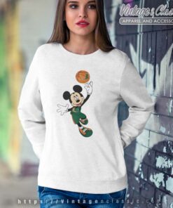 Miami Hurricanes Mickey Basketball NCAA March Madness Sweetshirt
