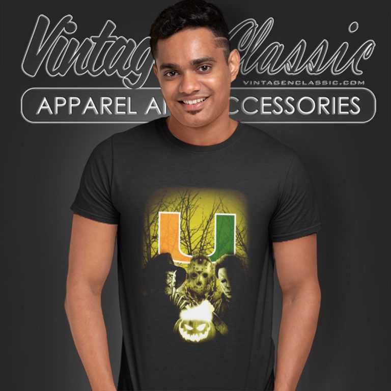 Miami Hurricanes Shirt The Stab Four Halloween Pumpkin T Shirt Miami Hurricanes Shirt The Stab Four Halloween Pumpkin T Shirt