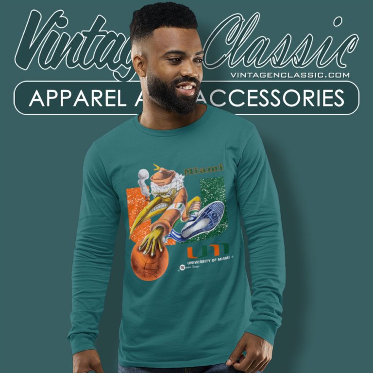 Miami Shirt American Football Basketball Team University Of Miami Merch Long Sleeve Tee Miami Shirt American Football Basketball Team University Of Miami Merch Long Sleeve Tee