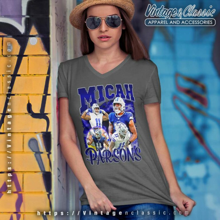 Micah Parsons Dallas Cowboys Football V Neck TShirt Micah Parsons Dallas Cowboys Football V Neck TShirt