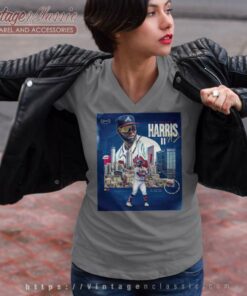 Michael Harris Ii Atlanta Braves V Neck TShirt