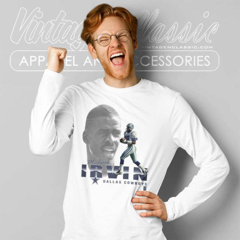 Michael Irvin Dallas Cowboys Long Sleeve Tee Michael Irvin Dallas Cowboys Long Sleeve Tee
