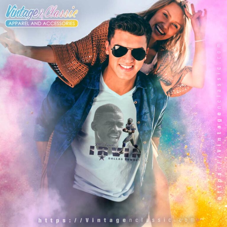 Michael Irvin Dallas Cowboys V Neck TShirt Michael Irvin Dallas Cowboys V Neck TShirt