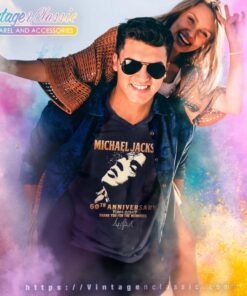 Michael Jackson 60th Anniversary 1964 2024 Thank You For The Memories V Neck TShirt