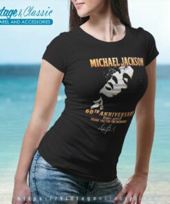 Michael Jackson 60th Anniversary 1964 2024 Thank You For The Memories Women TShirt