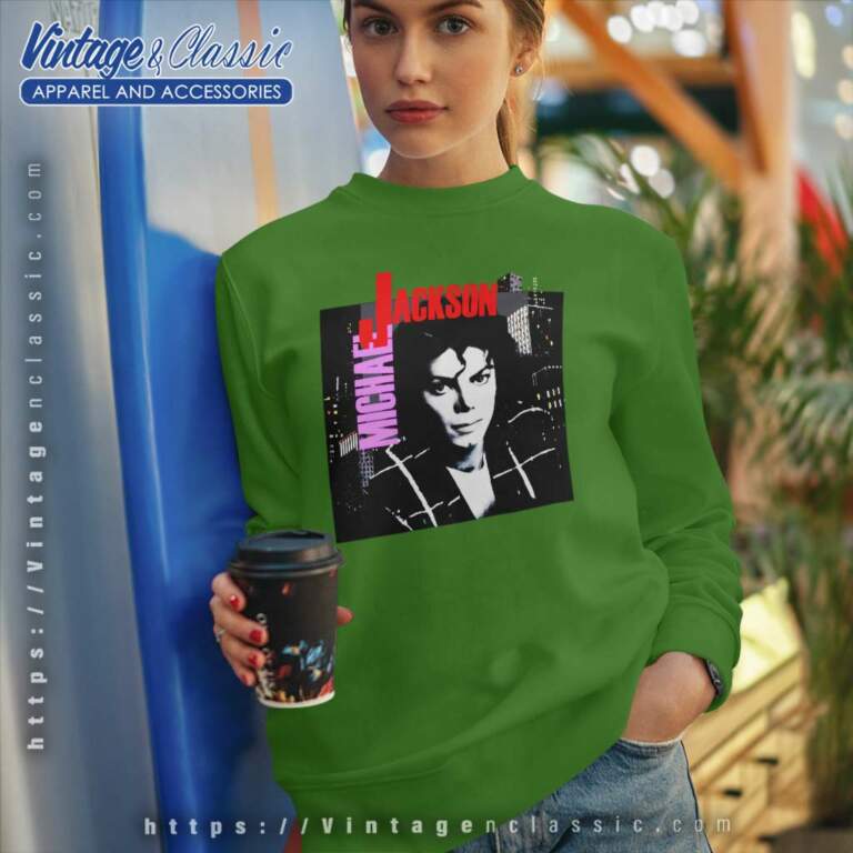 Michael Jackson Bad Tour 1988 Sweatshirt Michael Jackson Bad Tour 1988 Sweatshirt