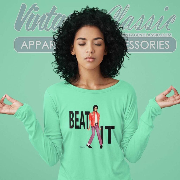 Michael Jackson Beat It Long Sleeve Tee Michael Jackson Beat It Long Sleeve Tee