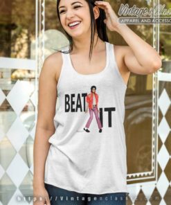 Michael Jackson Beat It Tank Top Racerback