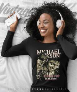 Michael Jackson King Of Pop Long Sleeve Tee
