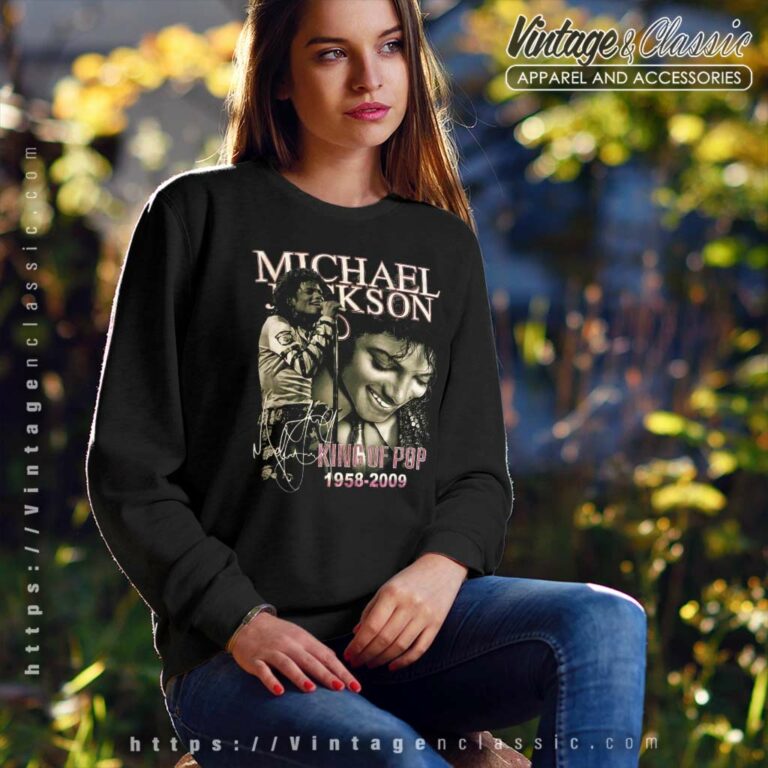 Michael Jackson King Of Pop Sweatshirt Michael Jackson King Of Pop Sweatshirt