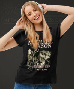 Michael Jackson King Of Pop Women TShirt