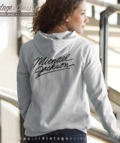 Michael Jackson Logo Backside Hoodie