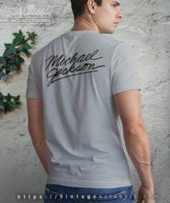 Michael Jackson Logo Backside Shirt