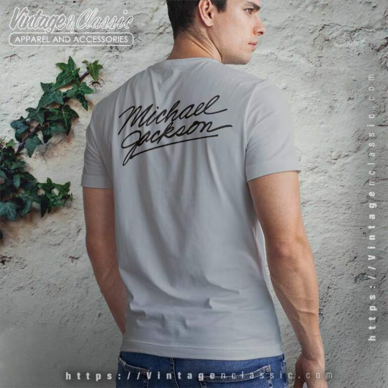 Michael Jackson Logo Backside Shirt Michael Jackson Logo Backside Shirt