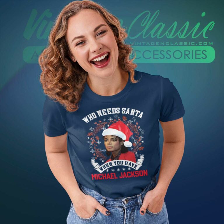 Michael Jackson Merry Christmas Women TShirt Michael Jackson Merry Christmas Women TShirt