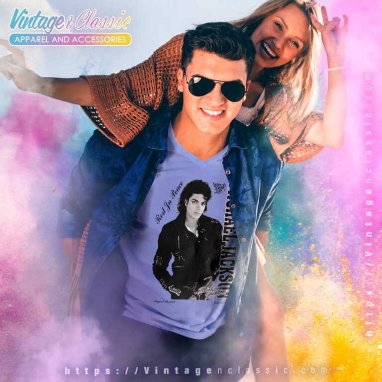 Michael Jackson Rest In Peace V Neck TShirt Michael Jackson Rest In Peace V Neck TShirt