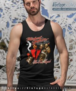 Michael Jackson Shirt King Of Pop The True Legend Tank Top Racerback