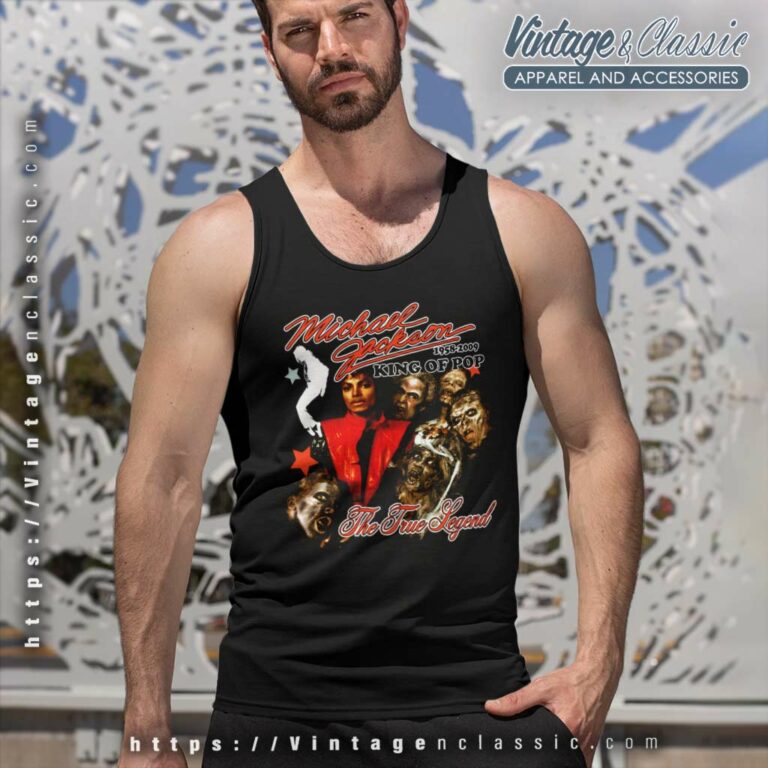 Michael Jackson Shirt King Of Pop The True Legend Tank Top Racerback Michael Jackson Shirt King Of Pop The True Legend Tank Top Racerback