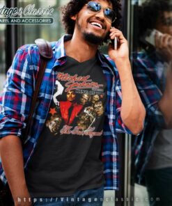 Michael Jackson Shirt King Of Pop The True Legend V Neck TShirt