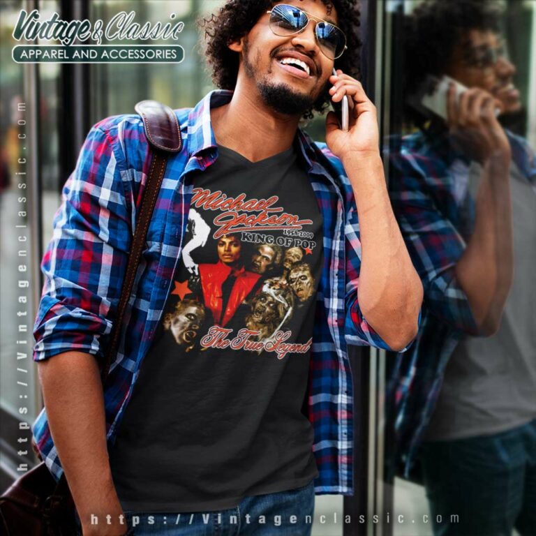 Michael Jackson Shirt King Of Pop The True Legend V Neck TShirt Michael Jackson Shirt King Of Pop The True Legend V Neck TShirt