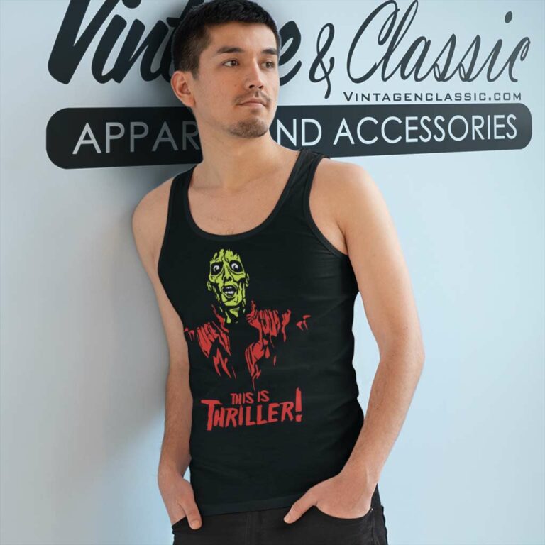 Michael Jackson Shirt This Is It Thriller Tank Top Racerback Michael Jackson Shirt This Is It Thriller Tank Top Racerback