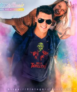 Michael Jackson Shirt This Is It Thriller V Neck TShirt