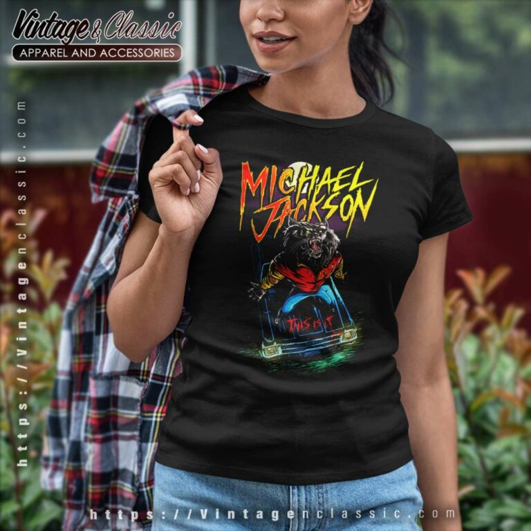 Michael Jackson Shirt Werewolf This Is It Women TShirt Michael Jackson Shirt Werewolf This Is It Women TShirt