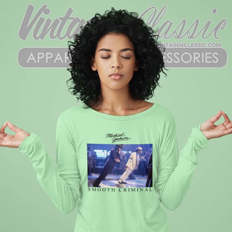 Michael Jackson Smooth Criminal Long Sleeve Tee Michael Jackson Smooth Criminal Long Sleeve Tee