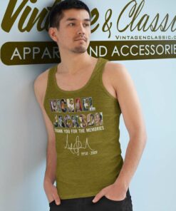Michael Jackson Thank You For The Memories Tank Top Racerback
