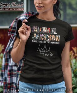 Michael Jackson Thank You For The Memories Women TShirt