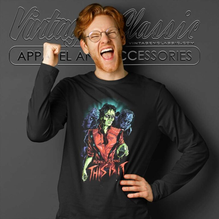 Michael Jackson This Is It Long Sleeve Tee Michael Jackson This Is It Long Sleeve Tee