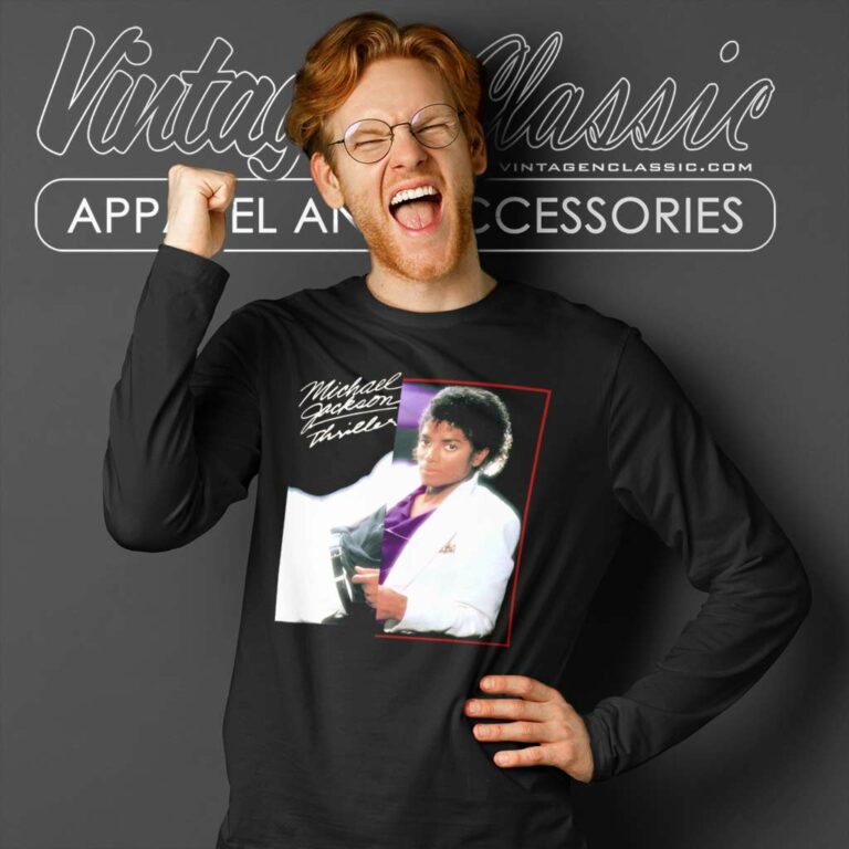 Michael Jackson Thriller Long Sleeve Tee Michael Jackson Thriller Long Sleeve Tee