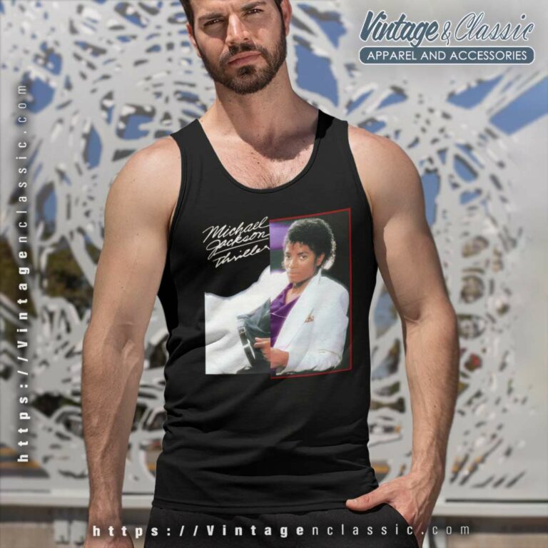 Michael Jackson Thriller Tank Top Racerback Michael Jackson Thriller Tank Top Racerback