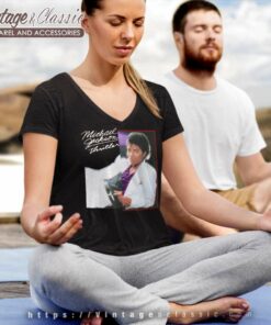 Michael Jackson Thriller Shirt 6 Michael Jackson Thriller V Neck TShirt