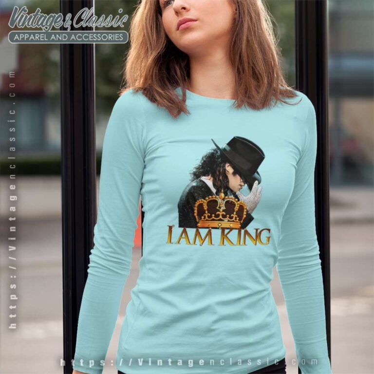 Michael Jackson Tribute Show I Am King Long Sleeve Tee Michael Jackson Tribute Show I Am King Long Sleeve Tee